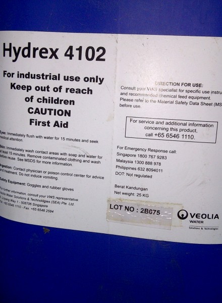 Hydrex Veolia VCS phân phối chất chống cáu cặn nồi hơi, tháp giải nhiệt, chất chống rong rêu, vi sinh vật và dịch vụ kỹ thuật đi kèm. Giá đại lý